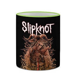 Кружка 3D SLIPKNOT, цвет: 3D-светло-зеленый кант — фото 2