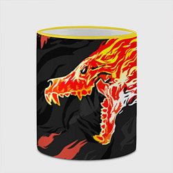 Кружка 3D CS:GO - Howl м4а4 Вой, цвет: 3D-желтый кант — фото 2