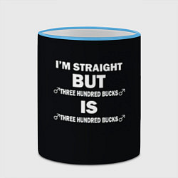 Кружка 3D IM STRAIGHT, цвет: 3D-небесно-голубой кант — фото 2