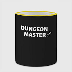 Кружка 3D Dungeon Master, цвет: 3D-желтый кант — фото 2