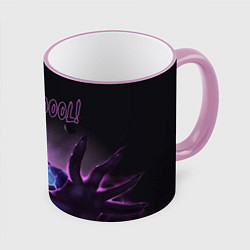 Кружка 3D Блэкхол Dota 2, цвет: 3D-розовый кант