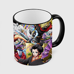 Кружка 3D ONE PIECE ВАН ПИС, цвет: 3D-черный кант