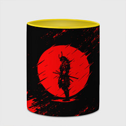 Кружка 3D САМУРАИ SAMURAI, цвет: 3D-белый + желтый — фото 2