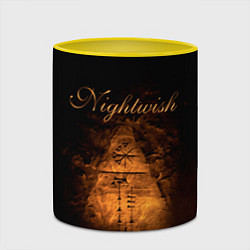 Кружка 3D NIGHTWISH, цвет: 3D-белый + желтый — фото 2