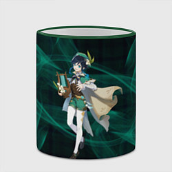 Кружка 3D Genshin Impact - Venti, цвет: 3D-зеленый кант — фото 2