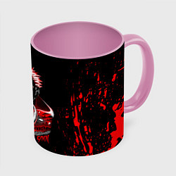 Кружка 3D JUJUTSU KAISEN СУКУНА, цвет: 3D-белый + розовый