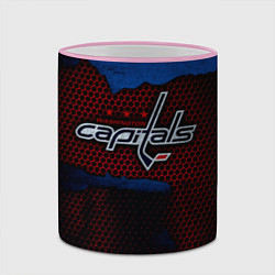 Кружка 3D WASHINGTON CAPITALS, цвет: 3D-розовый кант — фото 2