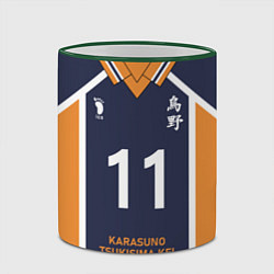 Кружка 3D KARASUNO 11 ФОРМА КАРАСУНО, цвет: 3D-зеленый кант — фото 2