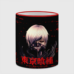 Кружка 3D Токийский гуль Tokyo Ghoul, цвет: 3D-красный кант — фото 2