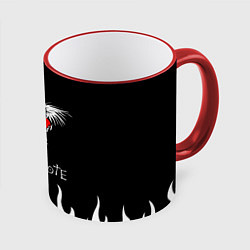Кружка 3D DEATH NOTE ТЕТРАДЬ СМЕРТИ, цвет: 3D-красный кант