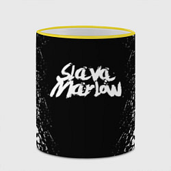Кружка 3D SLAVA MARLOW СЛАВА МАРЛОУ, цвет: 3D-желтый кант — фото 2