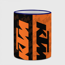 Кружка 3D KTM КТМ Z, цвет: 3D-синий кант — фото 2