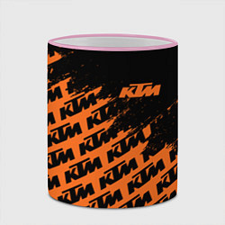 Кружка 3D KTM КТМ, цвет: 3D-розовый кант — фото 2