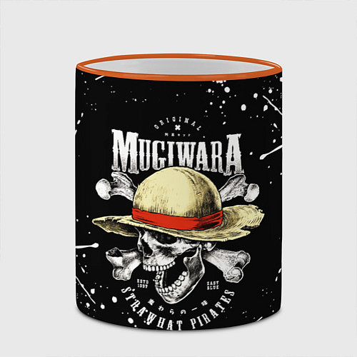 Кружка цветная ONE PIECE ВАН ПИС / 3D-Оранжевый кант – фото 2
