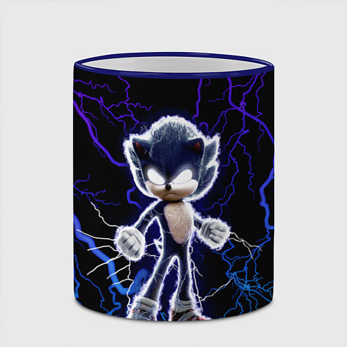 Кружка цветная SONIC / 3D-Синий кант – фото 2