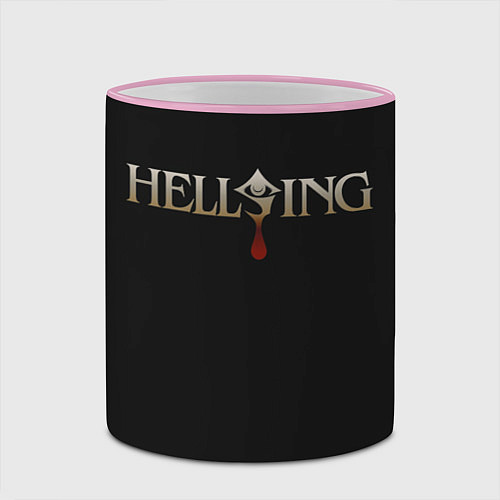 Кружка цветная Hellsing / 3D-Розовый кант – фото 2