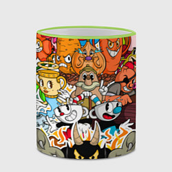 Кружка 3D CUPHEAD, цвет: 3D-светло-зеленый кант — фото 2