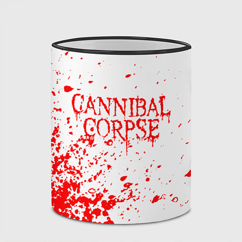 Кружка цветная Cannibal corpse / 3D-Черный кант – фото 2