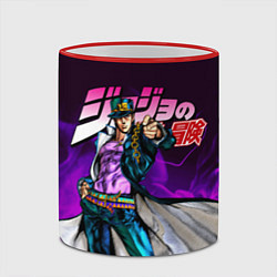 Кружка 3D JOJOS BIZARRE ADVENTURE, цвет: 3D-красный кант — фото 2