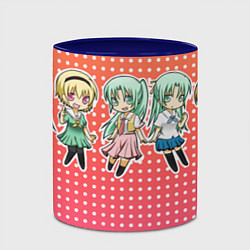 Кружка 3D Higurashi no Naku Koro ni, цвет: 3D-белый + синий — фото 2