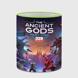 Кружка 3D DOOM Eternal: The Ancient Gods, цвет: 3D-светло-зеленый кант — фото 2