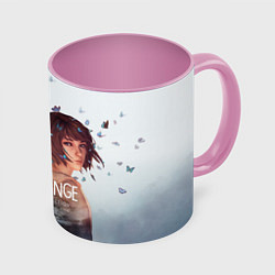 Кружка 3D Life is strange Remaster, цвет: 3D-белый + розовый
