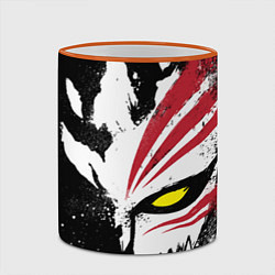 Кружка 3D БЛИЧ МАСКА BLEACH, цвет: 3D-оранжевый кант — фото 2