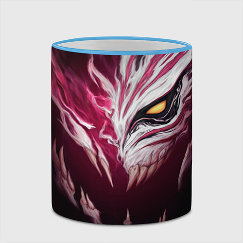 Кружка цветная ИЧИГО БЛИЧ BLEACH / 3D-Небесно-голубой кант – фото 2
