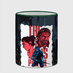 Кружка 3D The Last of Us Joel&Ellie, цвет: 3D-зеленый кант — фото 2