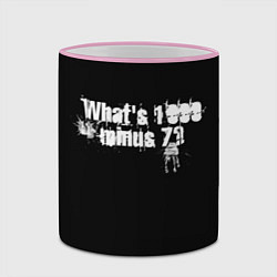Кружка 3D One thousand minus seven?, цвет: 3D-розовый кант — фото 2