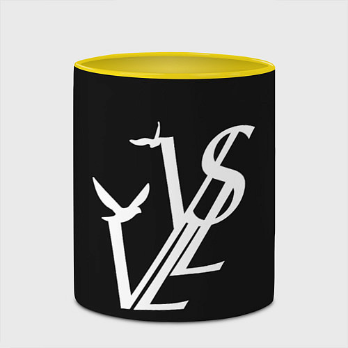 Кружка цветная Soda Luv Логотип / 3D-Белый + желтый – фото 2