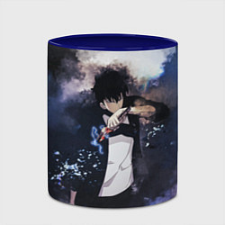 Кружка 3D Сон Джин Ву, цвет: 3D-белый + синий — фото 2