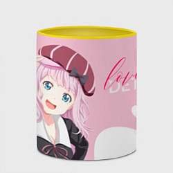 Кружка 3D Love Detective, цвет: 3D-белый + желтый — фото 2
