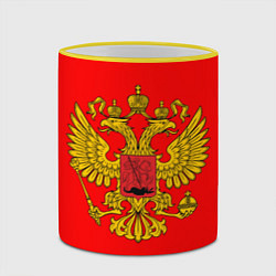 Кружка 3D РОССИЯ RUSSIA UNIFORM, цвет: 3D-желтый кант — фото 2