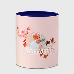 Кружка 3D Чон Чонгук, цвет: 3D-белый + синий — фото 2