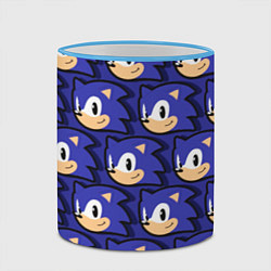 Кружка 3D Sonic pattern, цвет: 3D-небесно-голубой кант — фото 2