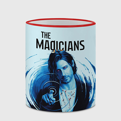 Кружка цветная The Magicians / 3D-Красный кант – фото 2