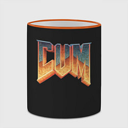 Кружка 3D Doom Gachi Remix, цвет: 3D-оранжевый кант — фото 2