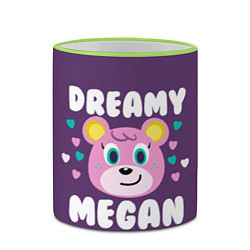 Кружка 3D Dreamy Megan, цвет: 3D-светло-зеленый кант — фото 2