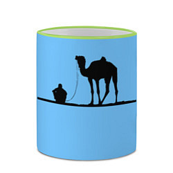 Кружка 3D Верблюд, цвет: 3D-светло-зеленый кант — фото 2