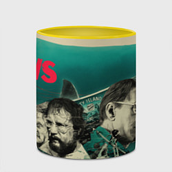Кружка 3D Jaws cup, цвет: 3D-белый + желтый — фото 2
