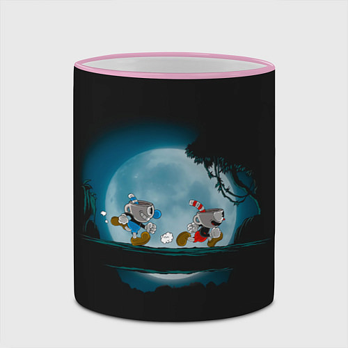 Кружка цветная Ночная прогулка / 3D-Розовый кант – фото 2