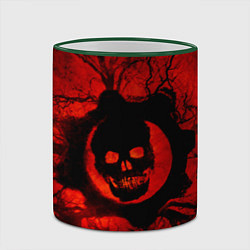 Кружка 3D Gears of hart, цвет: 3D-зеленый кант — фото 2