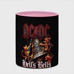 Кружка 3D ACDC Hells Bells, цвет: 3D-белый + розовый — фото 2