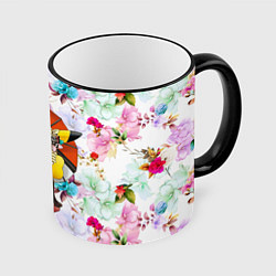 Кружка 3D Пикачу - Гейша, цвет: 3D-черный кант