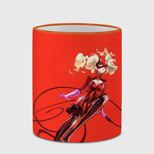 Кружка цветная Takamaki / 3D-Оранжевый кант – фото 2