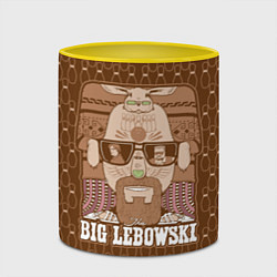 Кружка 3D The Big Lebowski, цвет: 3D-белый + желтый — фото 2