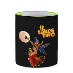 Кружка 3D It Takes Two Dandelion, цвет: 3D-светло-зеленый кант — фото 2