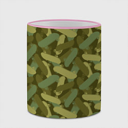 Кружка 3D Скейтборды, цвет: 3D-розовый кант — фото 2