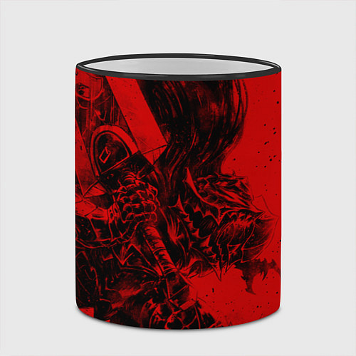 Кружка цветная BERSERK БЕРСЕРК / 3D-Черный кант – фото 2